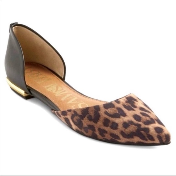 SAM & Libby Heidi Animal Print Flats. Size 9.5. D8/A - Picture 1 of 9
